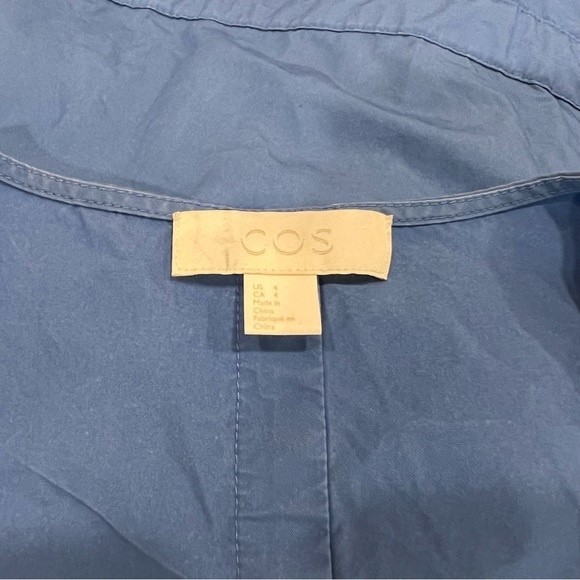 COS Asymmetrical Dress with Drawstrings Size 4 - Picture 5 of 11